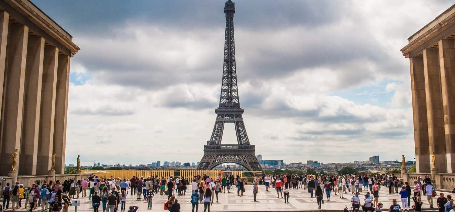 Eiffel Tower in Paris, France. Travel with World Lifetime Journeys