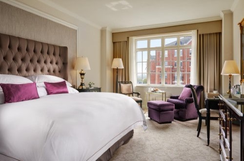 Executive king size room at InterContinental Dublin Hotel in Ireland. Travel with World Lifetime Journeys