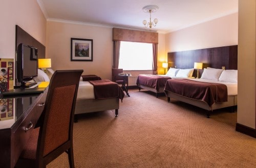 Family room at Sheldon Park Hotel in Dublin, Ireland. Travel with World Lifetime Journeys