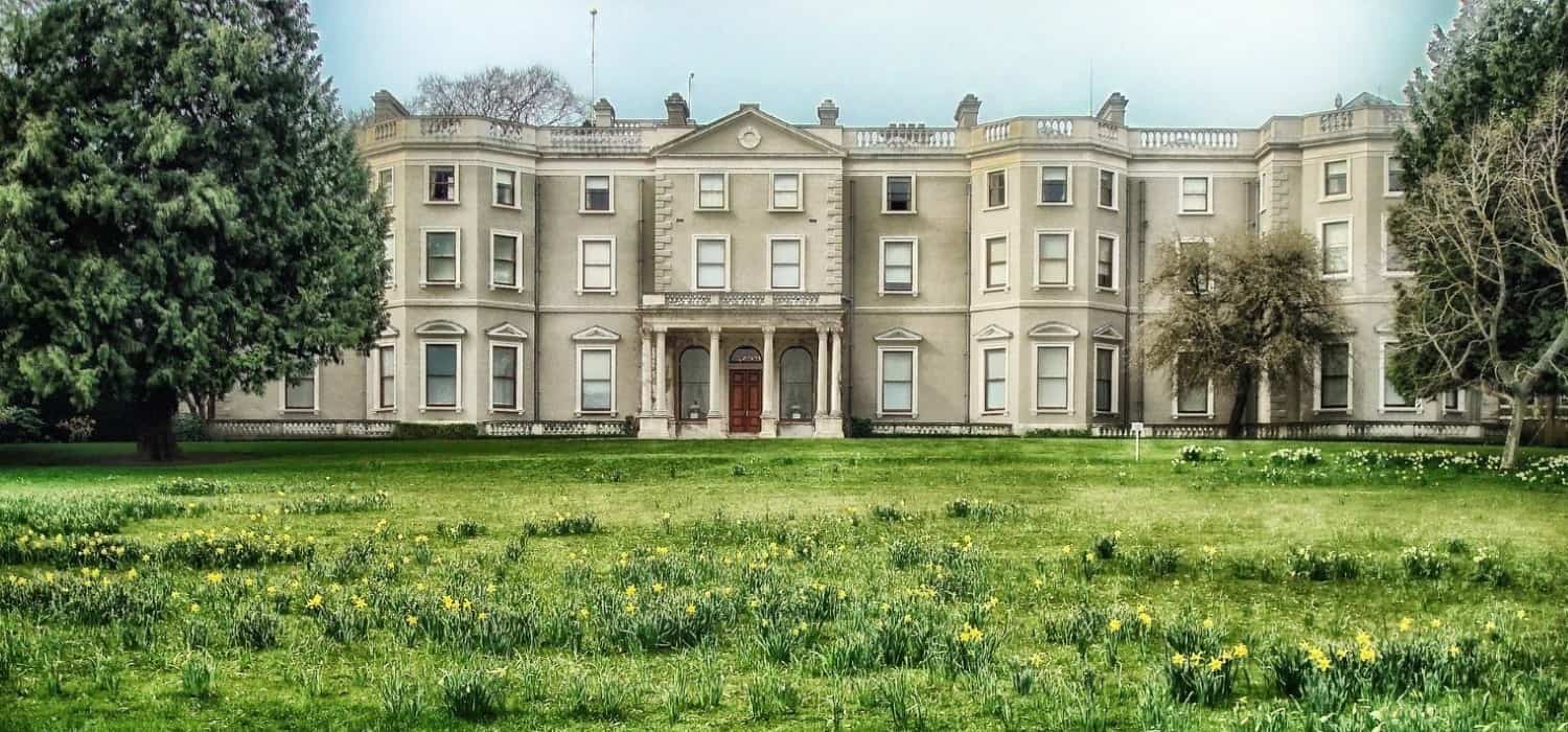 Farmleigh House in Dublin, Ireland. Travel with World Lifetime Journeys