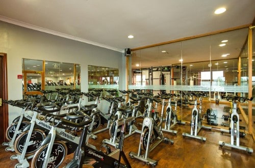 Gym room at Sheldon Park Hotel in Dublin, Ireland. Travel with World Lifetime Journeys