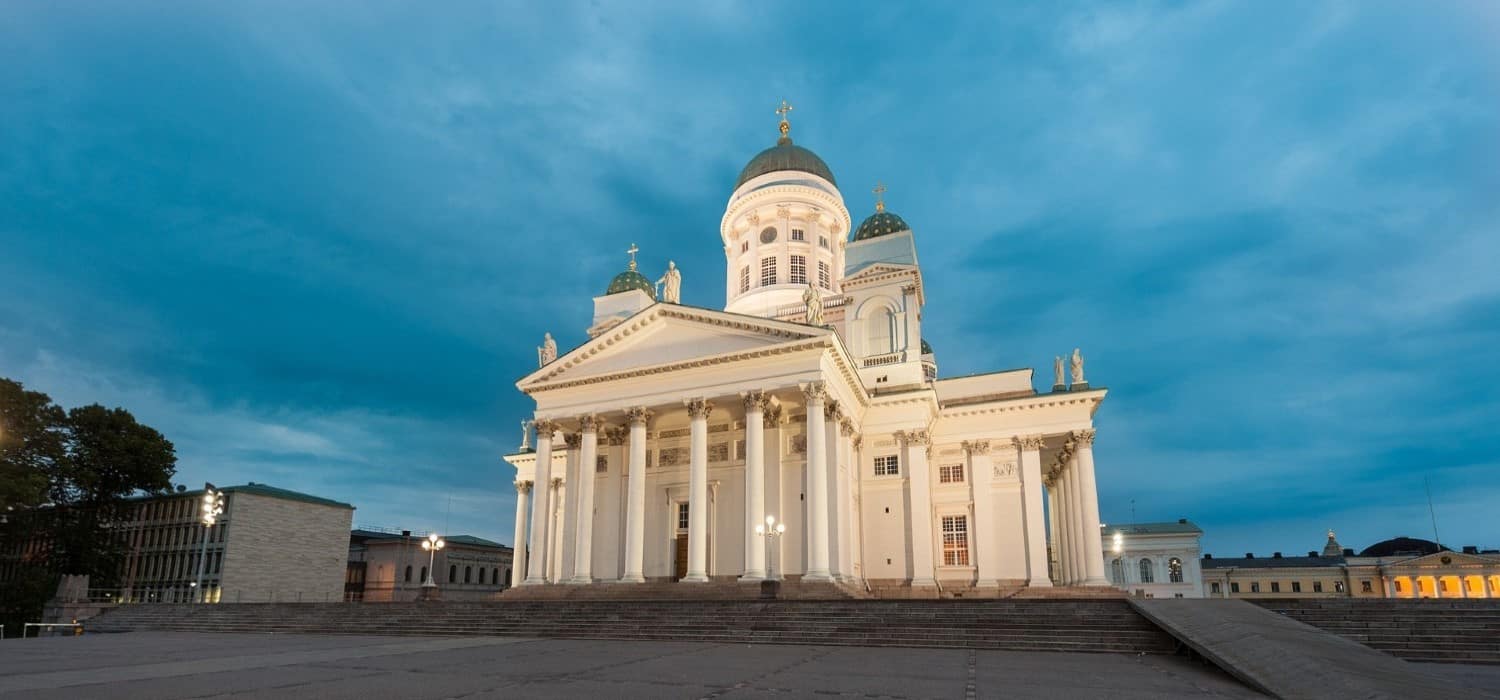 Helsinki Cathedral in Finland. Travel with World Lifetime Journeys