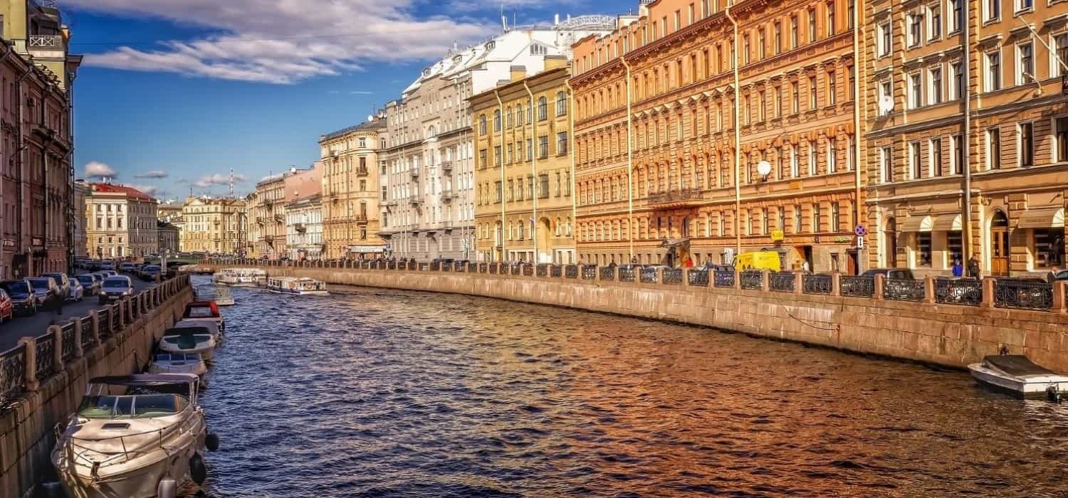 Historic centre of Saint Petersburg, Russia. Travel with World Lifetime Journeys
