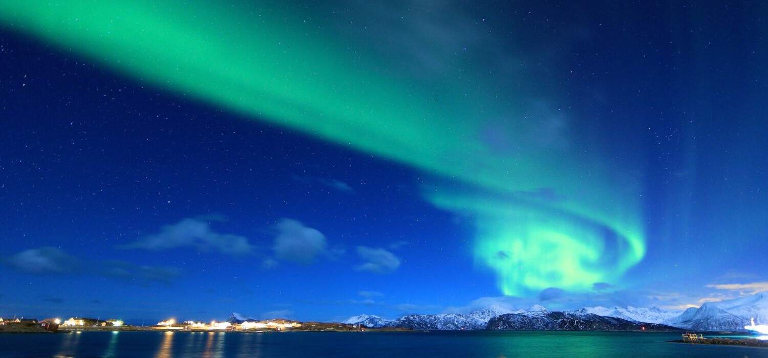 Northern lights in Tromso, Norway. Travel with World Lifetime Journeys