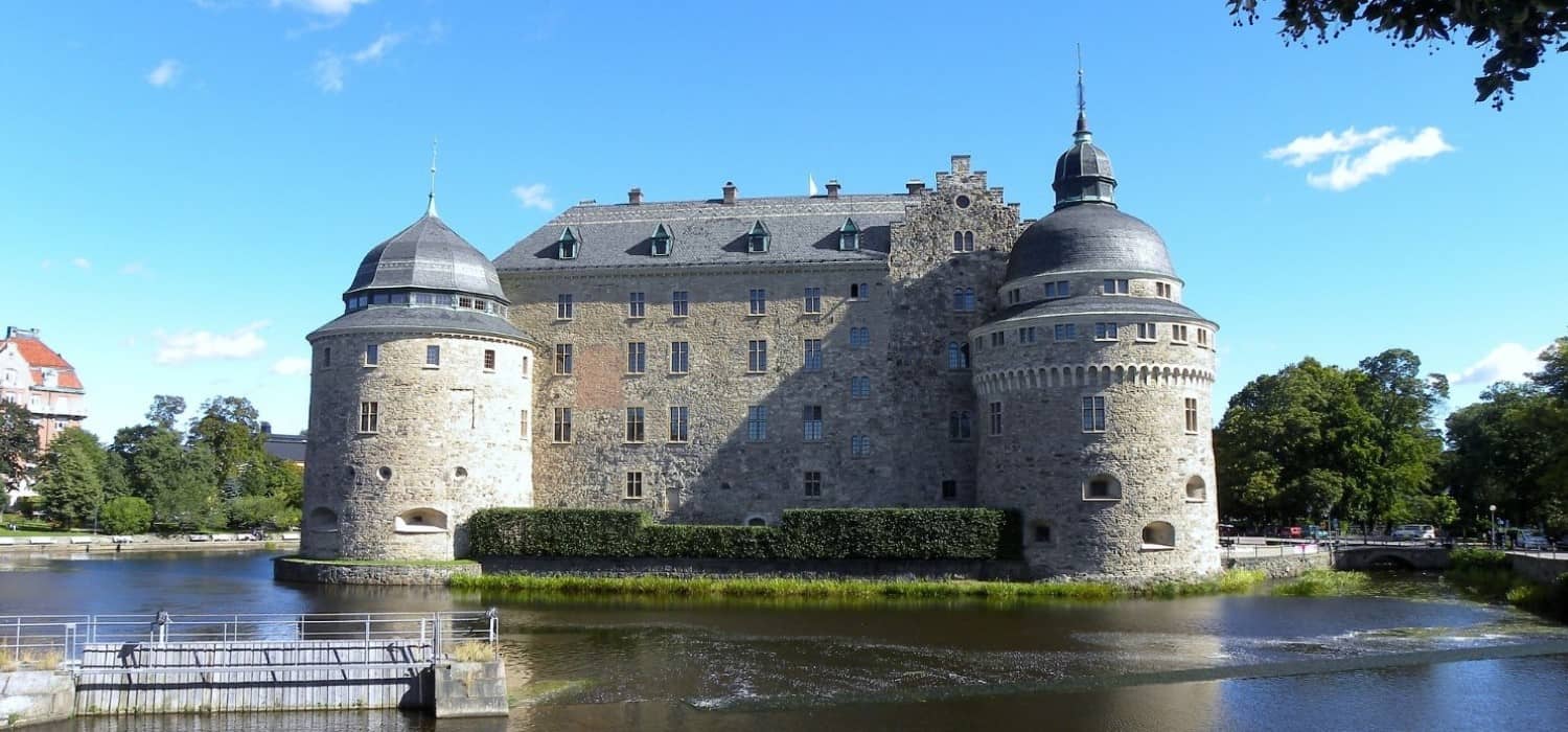 Orebro Castle in Sweden. Travel with World Lifetime Journeys