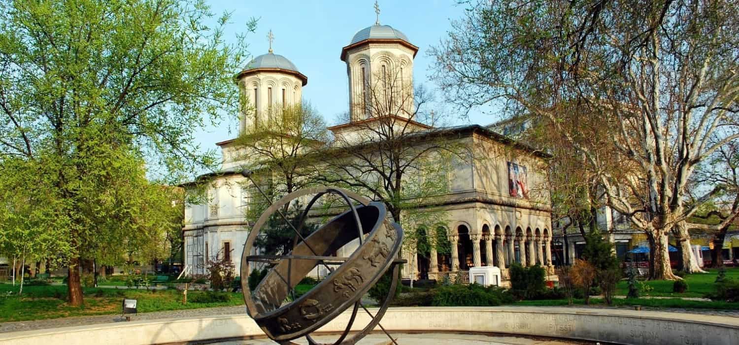 Orthodox church in Bucharest, Romania. Travel with World Lifetime Journeys
