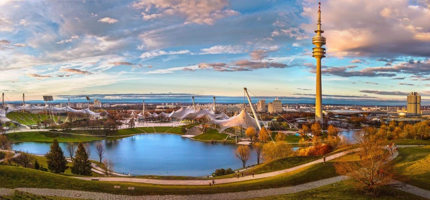 Panorama of Munich, Germany. Travel with World Lifetime Journeys