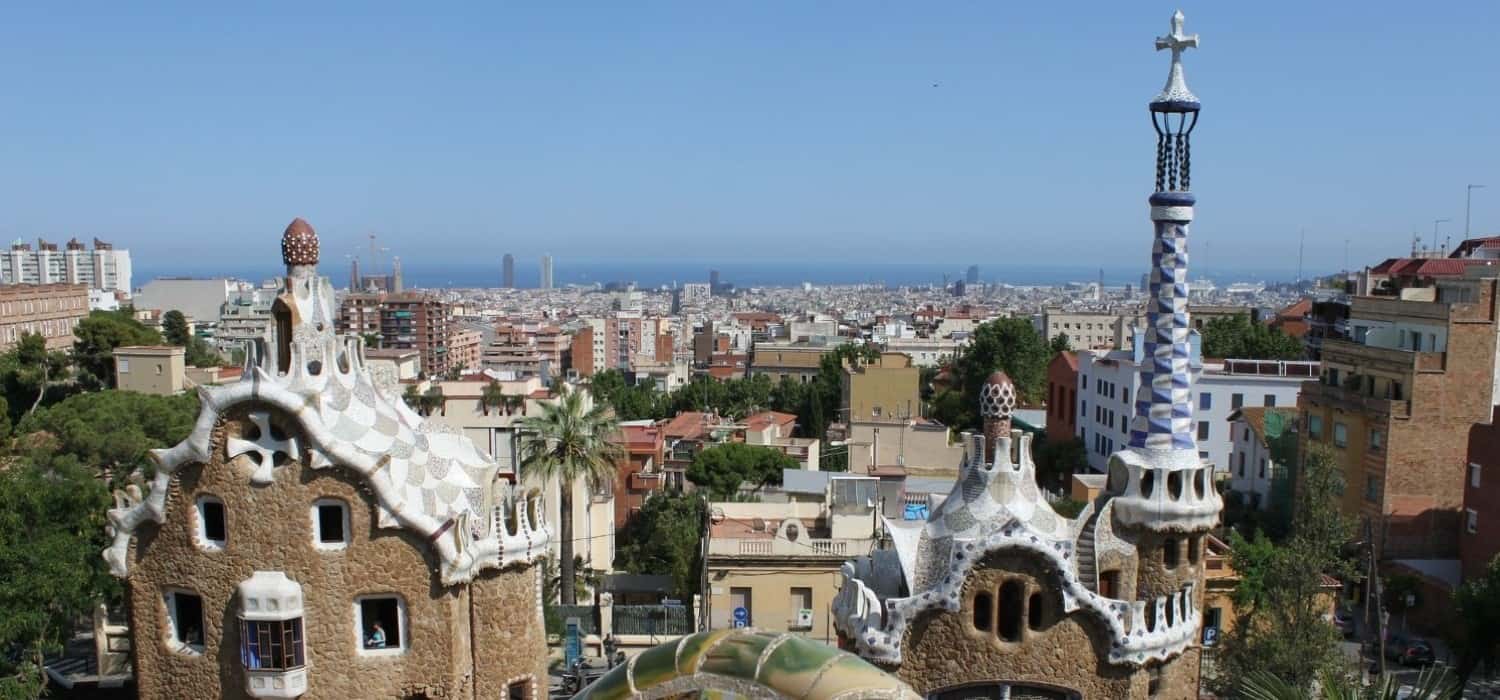Park Guell by Gaudi in Barcelona, Spain. Travel with World Lifetime Journeys