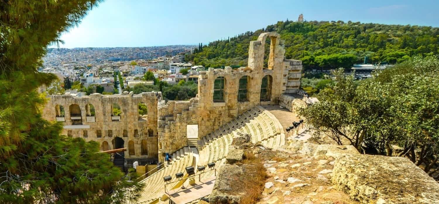 Parthenon ruins in Athens, Greece. Travel with World Lifetime Journeys