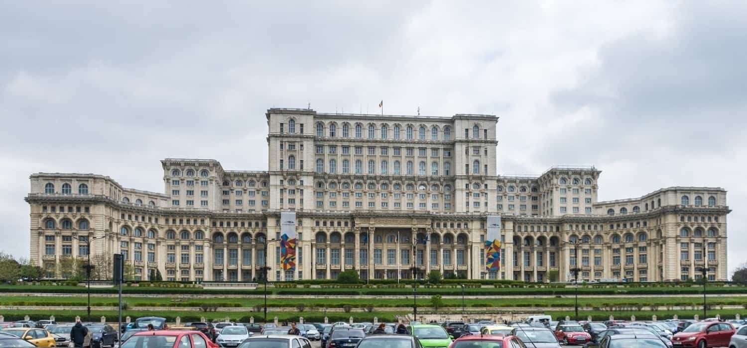 People's Palace in Bucharest, Romania. Travel with World Lifetime Journeys