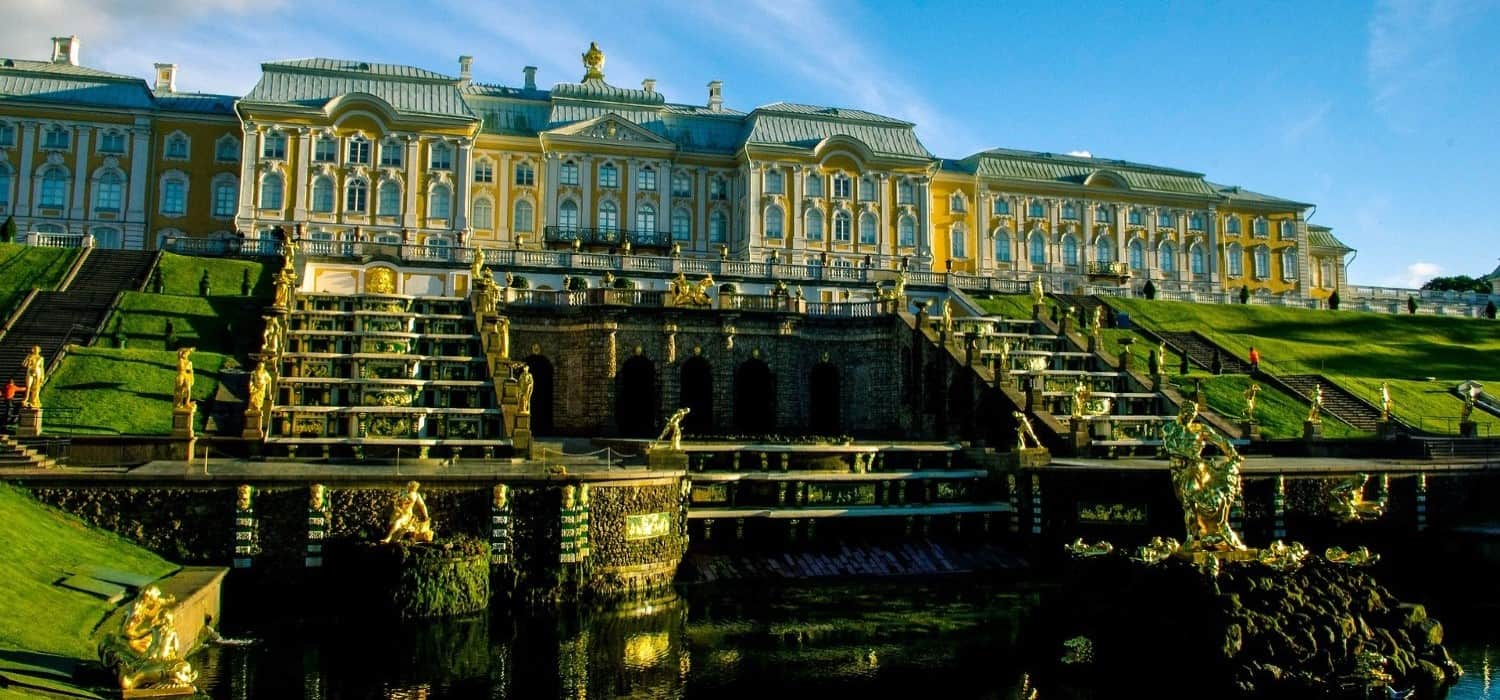 Peterhof Palace in Saint Petersburg, Russia. Travel with World Lifetime Journeys