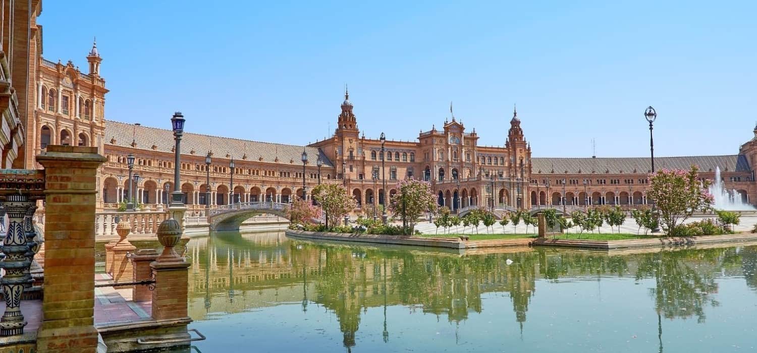 Plaza Espana in Sevilla, Spain. Travel with World Lifetime Journeys
