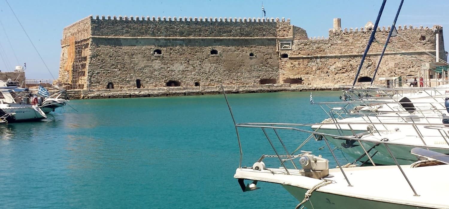 Port of Heraklion, Greece. Travel with World Lifetime Journeys