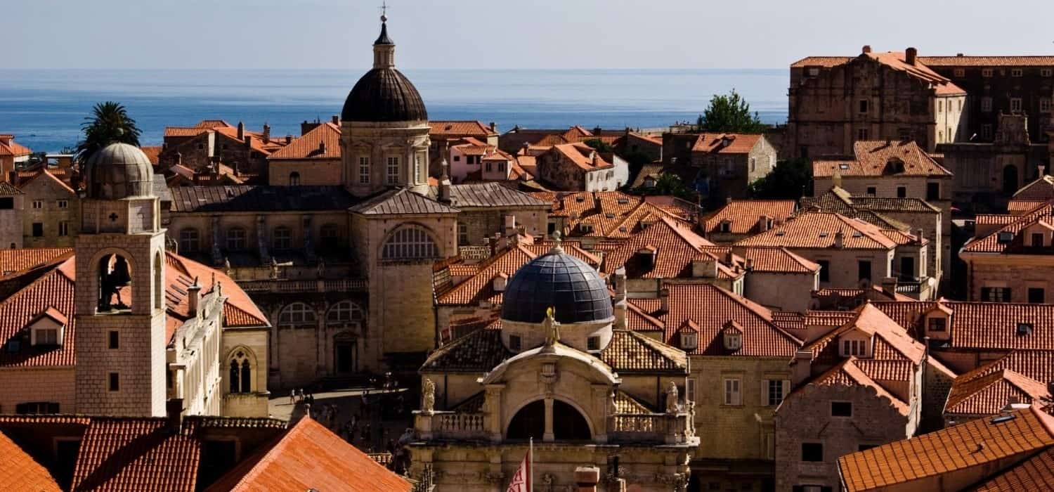 Rooftops of Dubrovnik, Croatia. Travel with World Lifetime Journeys