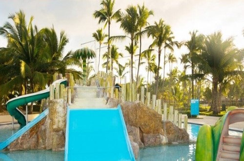 Slides at Occidental Caribe. Travel with World Lifetime Journeys in Punta Cana, Dominican Republic