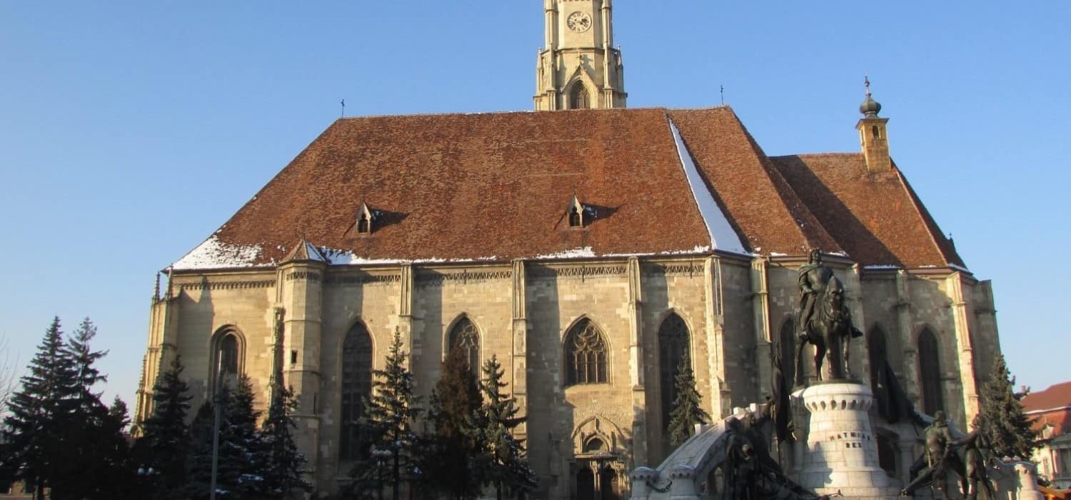 St. Stephen church in Cluj Napoca, Romania. Travel with World Lifetime Journeys