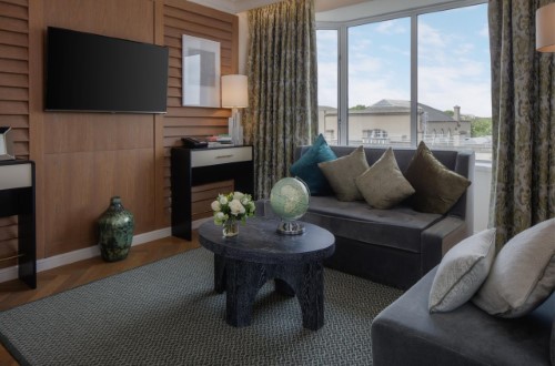 Suite at Conrad Dublin in Ireland. Travel with World Lifetime Journeys