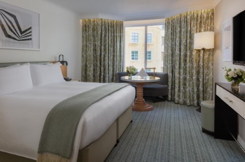 Superior room at Conrad Dublin in Ireland. Travel with World Lifetime Journeys