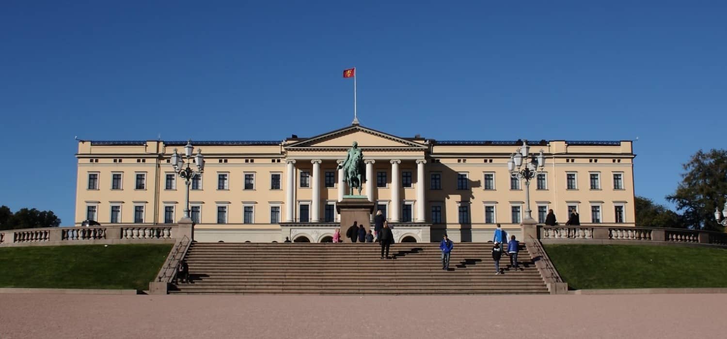 The Royal Palace in Oslo, Norway. Travel with World Lifetime Journeys