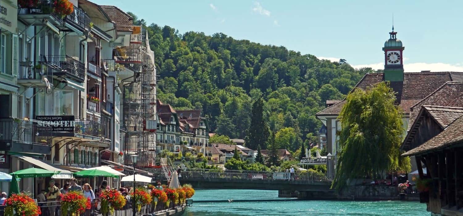 Thun city in Switzerland. Travel with World Lifetime Journeys