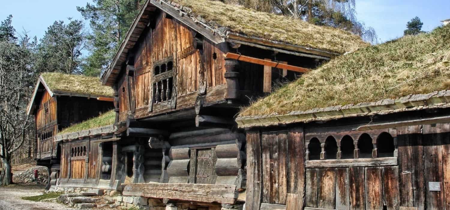 Traditional farm house in Oslo, Norway. Travel with World Lifetime Journeys