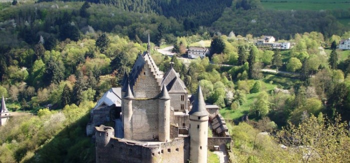 Vianden castle in Luxembourg. Travel with World Lifetime Journeys