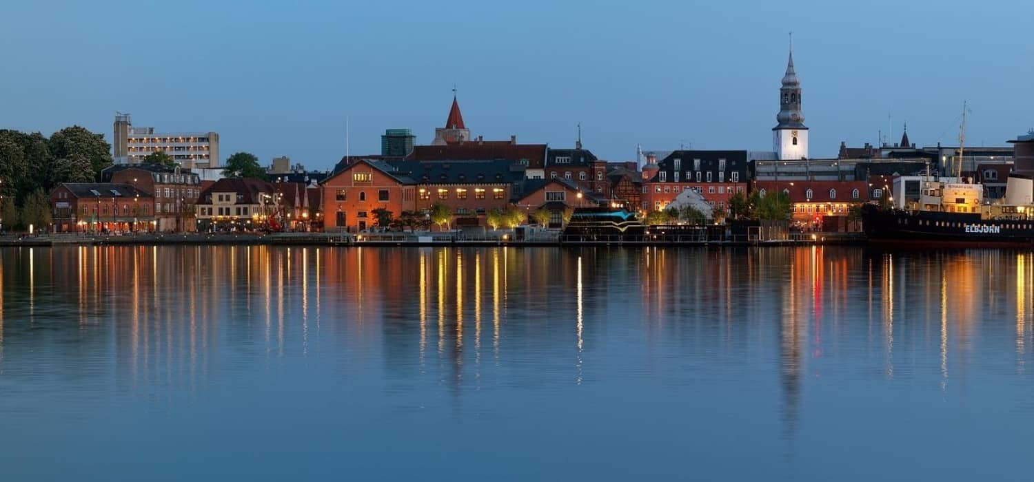 Waterfront of Aalborg, Denmark. Travel with World Lifetime Journeys