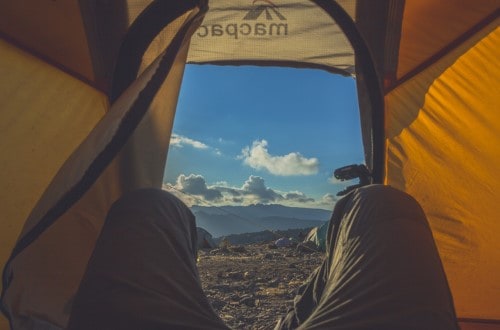 View from your tent on Kilimanjaro mountain. Travel with World Lifetime Journeys
