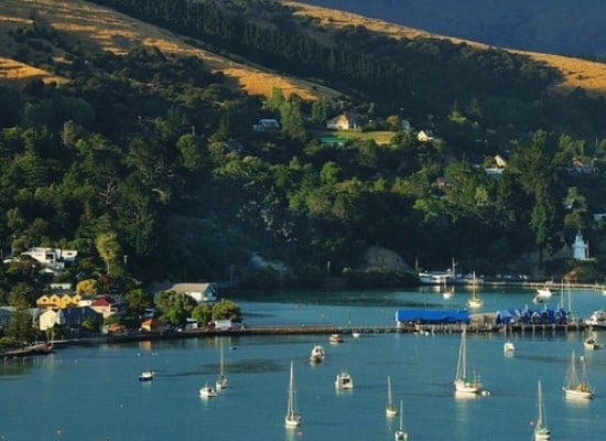 Akaroa Christchurch Australia and New Zealand Holiday Cruise. Travel with World Lifetime Journeys