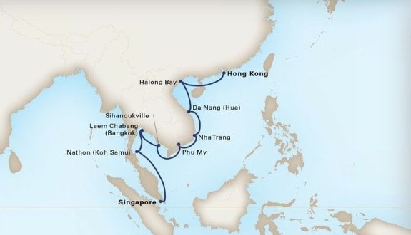 HAL-WLJ-14Day Far East Discovery Holiday Cruise