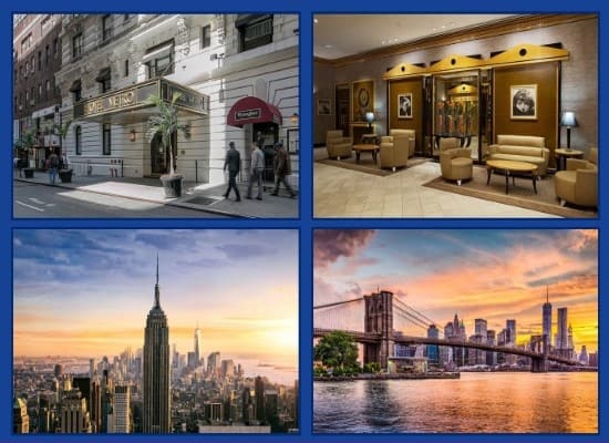 Hotel Metro New York City USA. Travel with World Lifetime Journeys