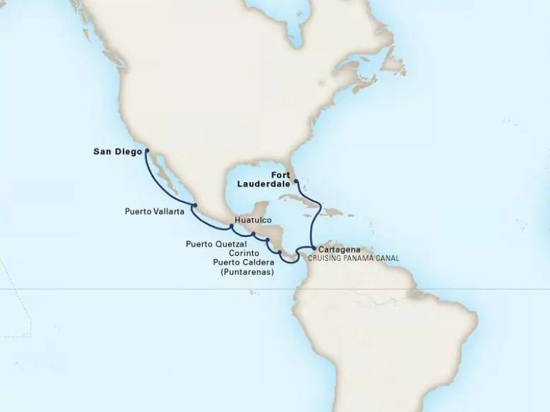 Panama Canal Cruise HAL. Travel with World Lifetime Journeys