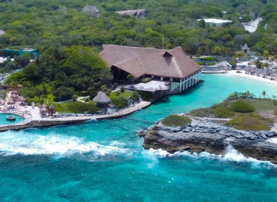 Airview at Occidental Xcaret Destination Mexico. Travel with World Lifetime Journeys