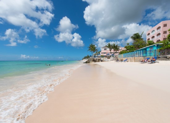 Beach at Butterfly Beach Hotel Barbados. Travel with World Lifetime Journeys