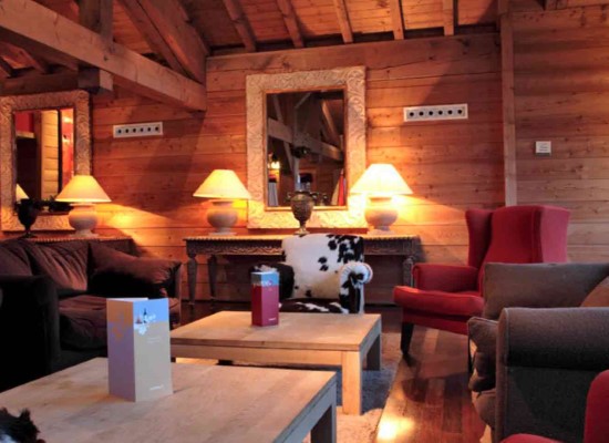 Lounge at Peisey Vallandry Hotel French Alps. Travel with World Lifetime Journeys