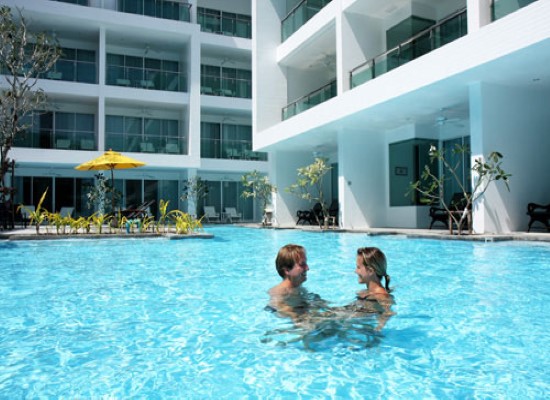 Pool at Old Phuket Resort Thailand. Travel with World Lifetime Journeys