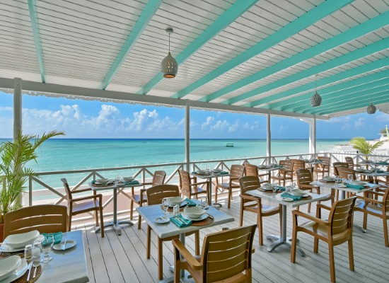 Reef bar and grill at Butterfly Beach Hotel Barbados. Travel with World Lifetime Journeys