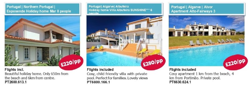 Summer villa holidays Portugal. Travel with World Lifetime Journeys