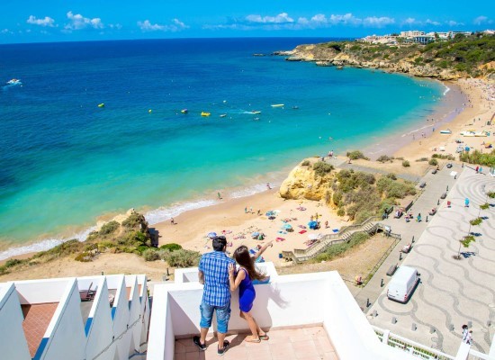 Summer family beach holiday Portugal Muthu Clube Praia da Oura Hotel Algarve. Travel with World Lifetime Journeys